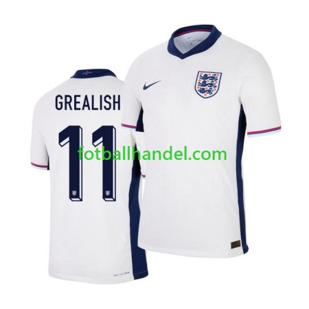 Herre Fotballdrakter England Jack Grealish 11 Hjemme Euro 2024 Kortermet